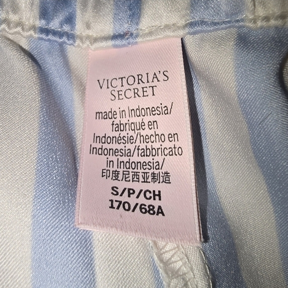 Blue & White Heritage Stripe Pajama/PJ Pants by Victoria’s Secret - Small - NWOT - Picture 9 of 10